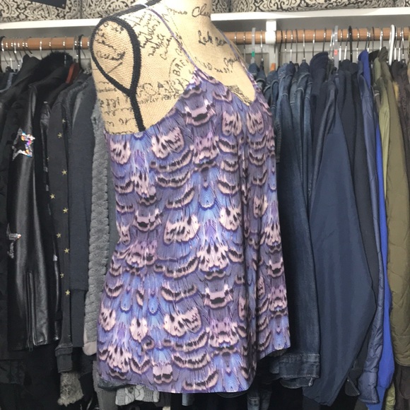 TIBI NY Purple Print Tank - Picture 3 of 6